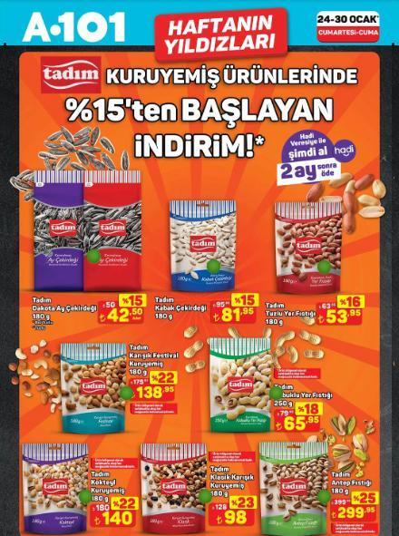 A101 24-30 OCAK HAFTANIN YILDIZLARI KATALOĞU