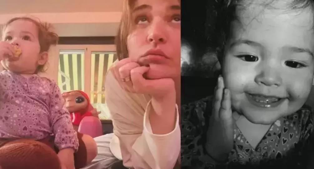 Kızının son halini paylaştı Asya Moneye yorum yağdı: Gonca Vuslateri ikizini doğurmuş