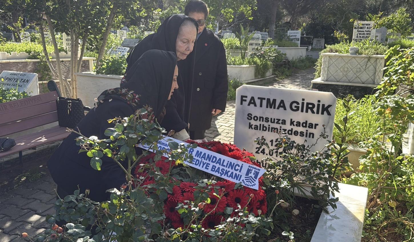Sevenleri onu unutmadı Fatma Girik, mezarı başında anıldı