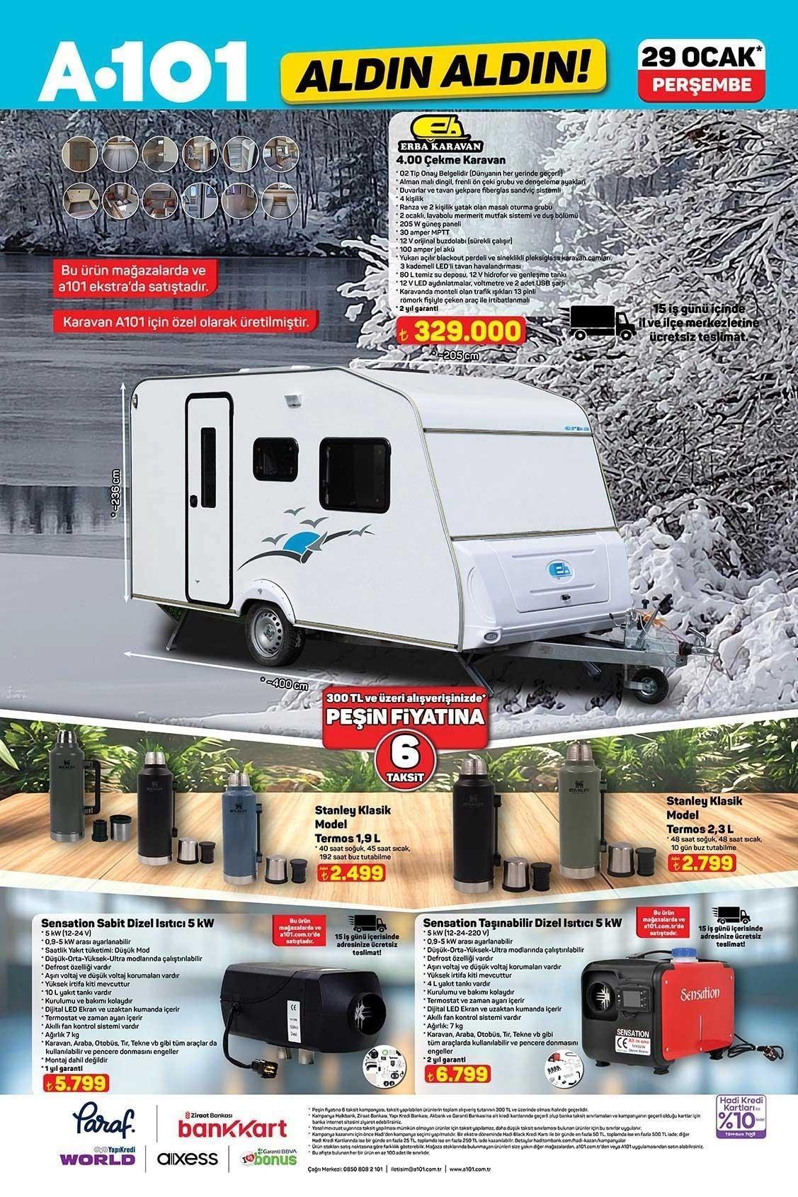 29 OCAK A101 ALDIN ALDIN AKTÜEL KATALOĞU