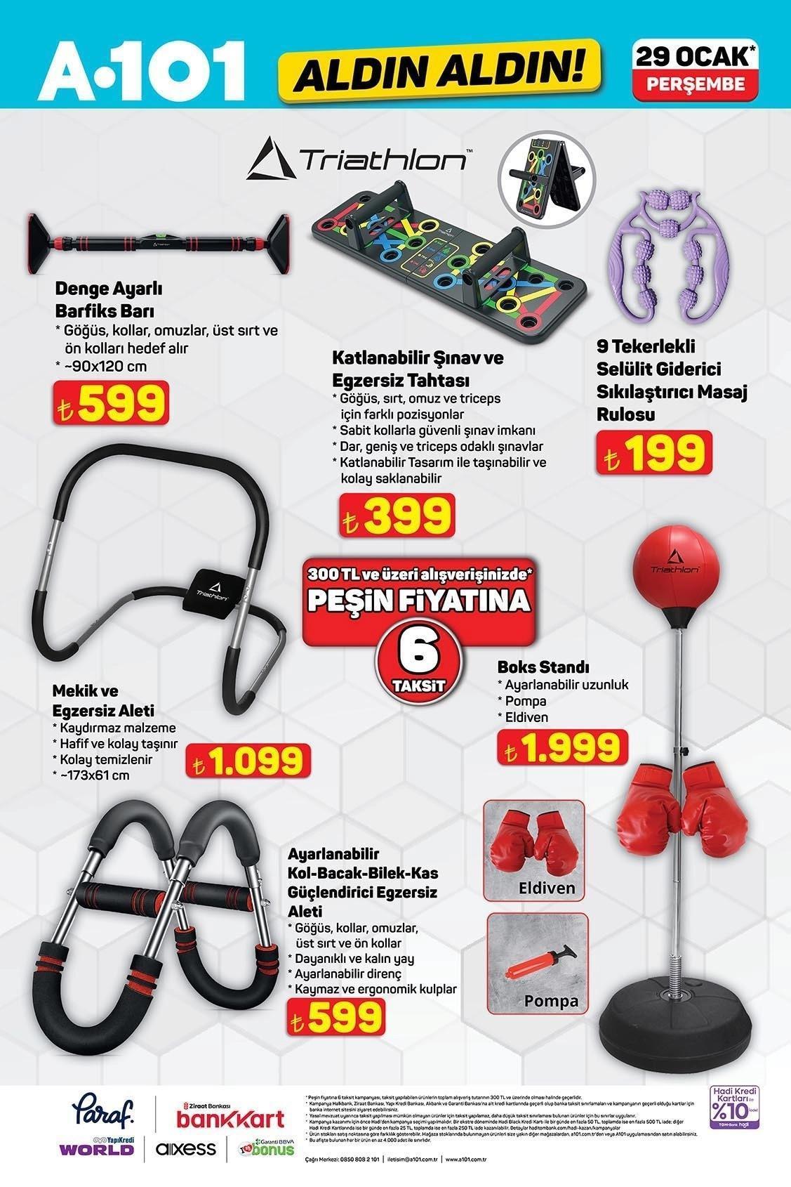29 OCAK A101 ALDIN ALDIN AKTÜEL KATALOĞU