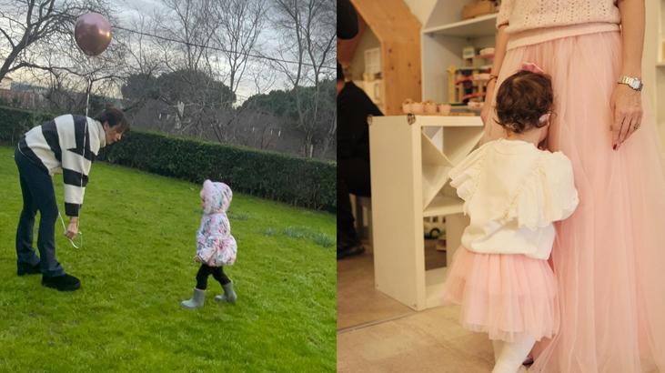 Songül Ödenin kızı Sone Larin 2 yaşında İşte son hali