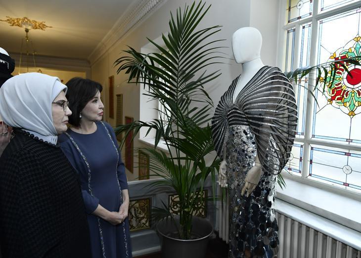 Emine Erdoğan, Özbekistan Cumhurbaşkanının eşi Mirziyoyeva ile bir araya geldi