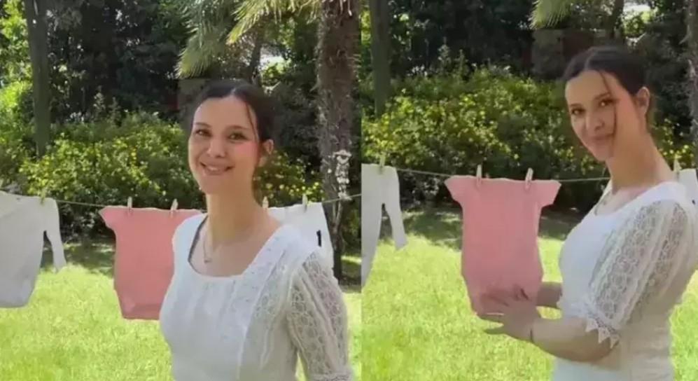 Günler sonra paylaştı İşte İrem Helvacıoğlunun kızı Soradan yeni kare