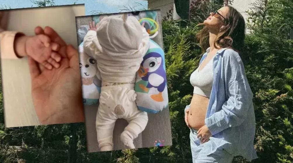 Günler sonra paylaştı İşte İrem Helvacıoğlunun kızı Soradan yeni kare