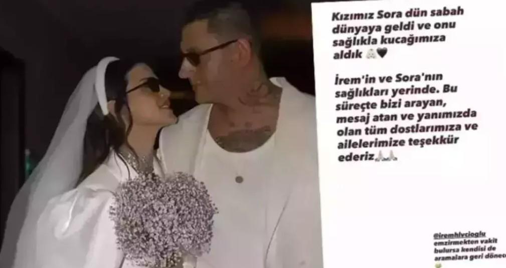 Günler sonra paylaştı İşte İrem Helvacıoğlunun kızı Soradan yeni kare