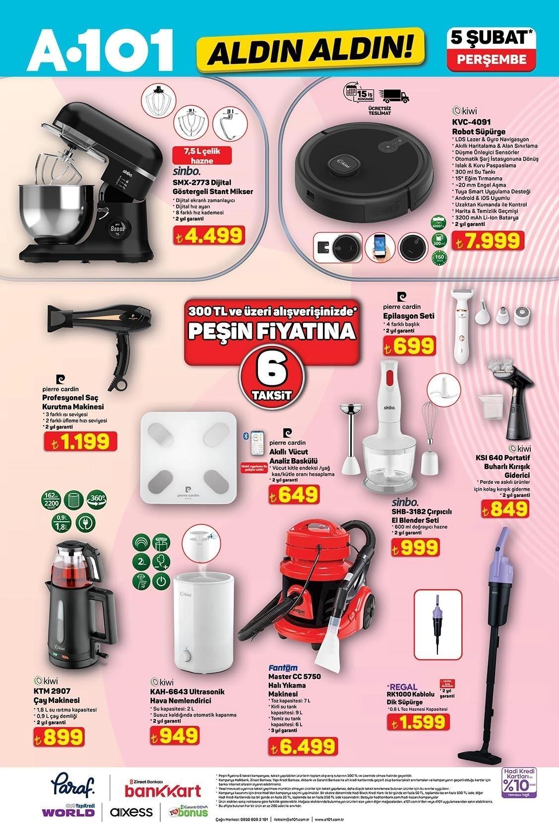 5 ŞUBAT PERŞEMBE A101 ALDIN ALDIN AKTÜEL KATALOĞU 5 ŞUBAT PERŞEMBE A101 ALDIN ALDIN AKTÜEL KATALOĞU