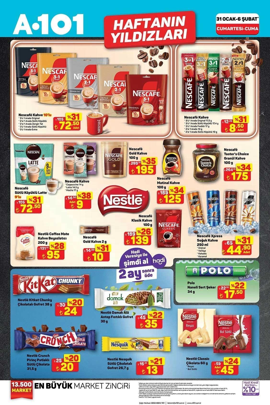 31 OCAK-6 ŞUBAT A101 HAFTANIN YILDIZLARI KATALOĞU 31 OCAK-6 ŞUBAT A101 HAFTANIN YILDIZLARI KATALOĞU