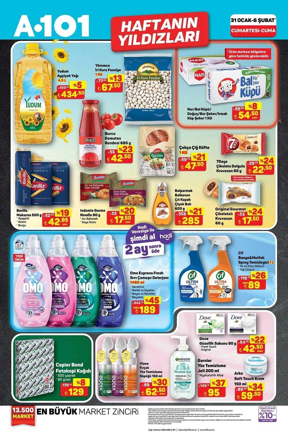 31 OCAK-6 ŞUBAT A101 HAFTANIN YILDIZLARI KATALOĞU 31 OCAK-6 ŞUBAT A101 HAFTANIN YILDIZLARI KATALOĞU