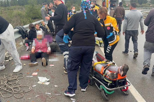 İki ilde katliam gibi kaza: 17 can kaybı Olay yerinden ilk görüntüler