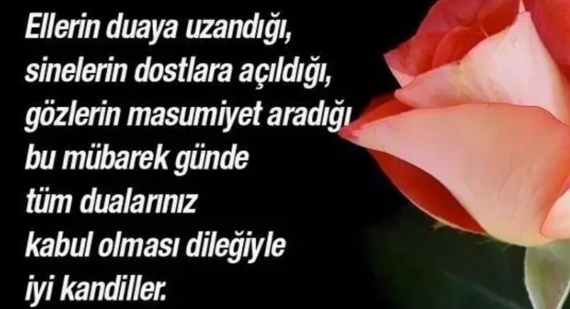 SEVDİKLERİNİZE GÖNDEREBİLECEĞİNİZ KANDİL MESAJLARI