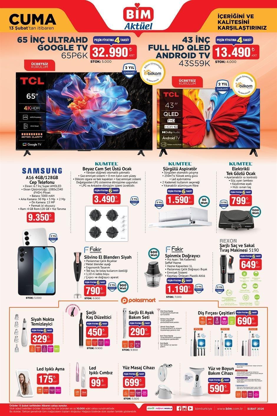 13 ŞUBAT CUMA BİM AKTÜEL ÜRÜNLER KATALOĞU 13 ŞUBAT CUMA BİM AKTÜEL ÜRÜNLER KATALOĞU
