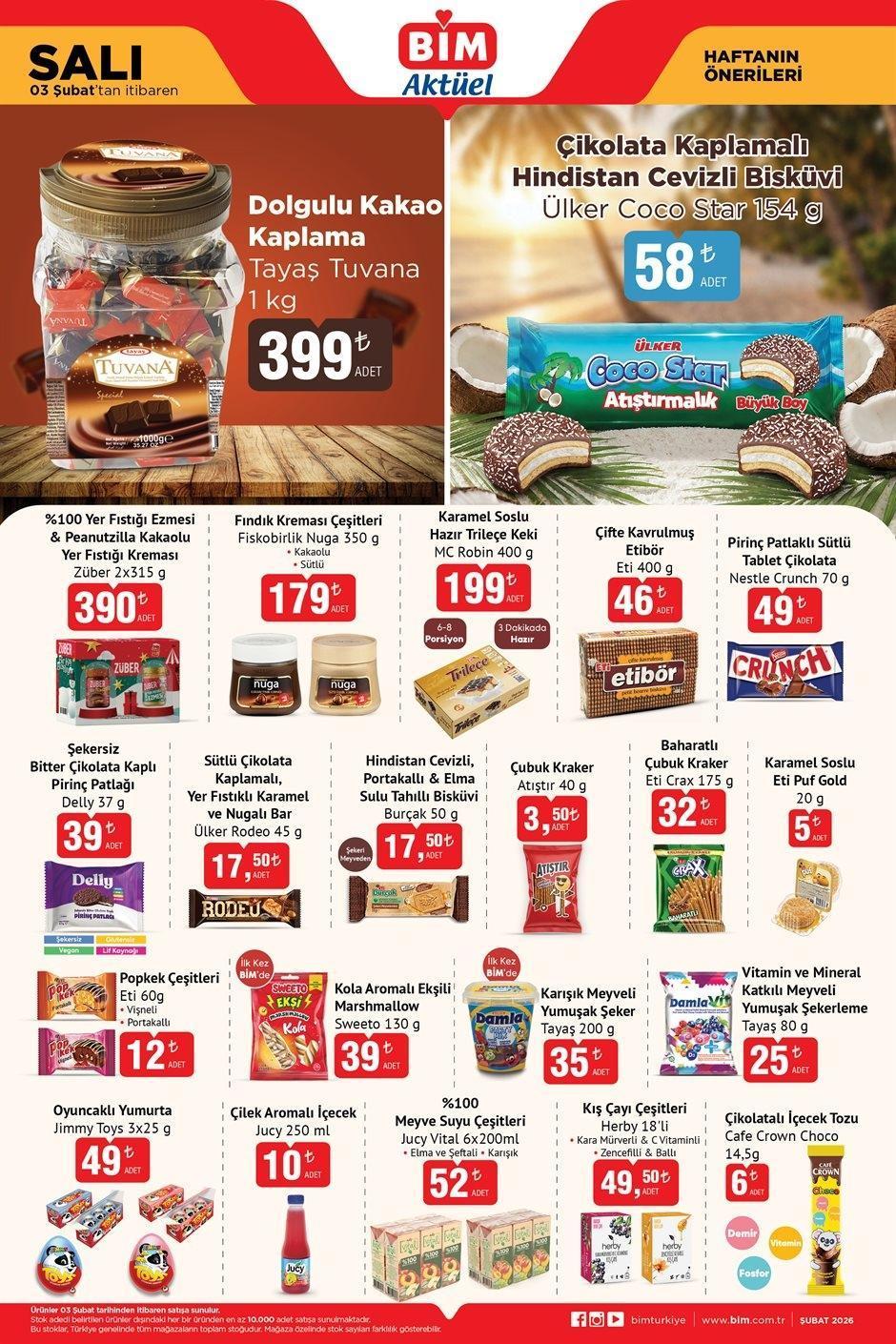 BİM 3 ŞUBAT SALI AKTÜEL ÜRÜNLER KATALOĞU BİM 3 ŞUBAT SALI AKTÜEL ÜRÜNLER KATALOĞU