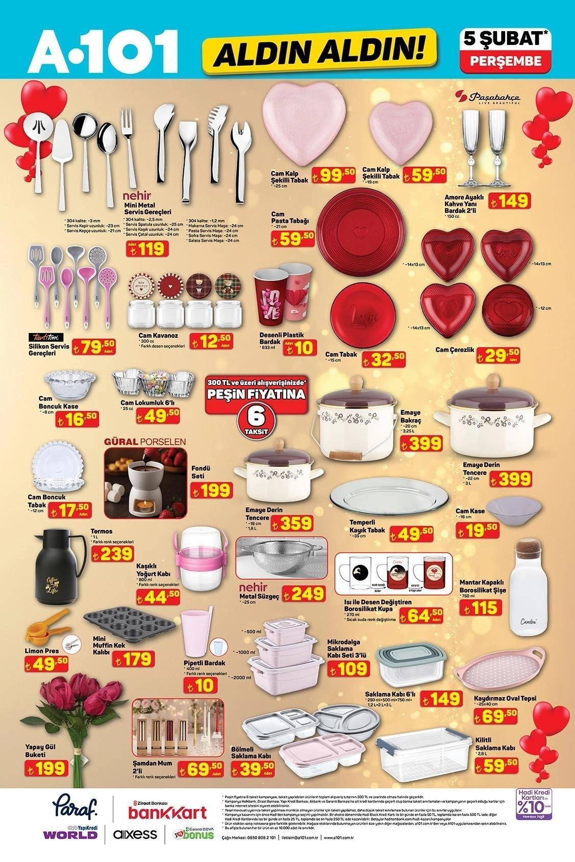 A101 ALDIN ALDIN 5 ŞUBAT PERŞEMBE AKTÜEL KATALOĞU