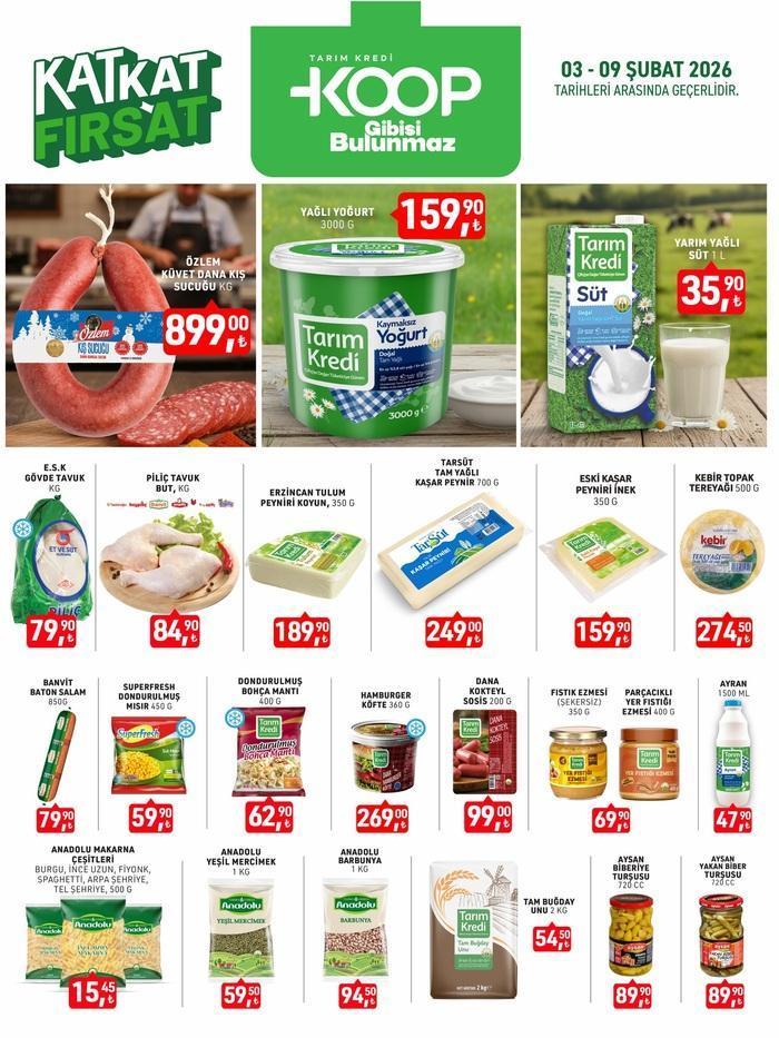 KOOP MARKET İNDİRİMLERİ | 3-9 Şubat 2026 Yepyeni Tarım Kredi Market katalog: 43 üründe fırsat Tarım Kredi Kooperatif aktüel ürünler fiyatları