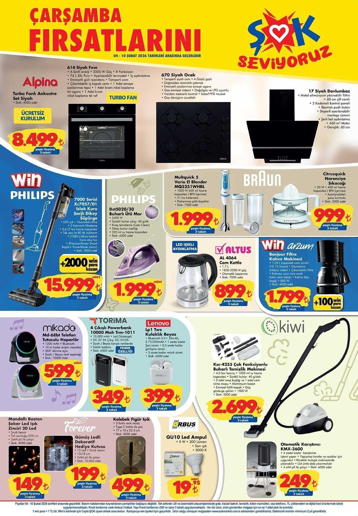 ŞOK 4-10 ŞUBAT AKTÜEL KATALOG