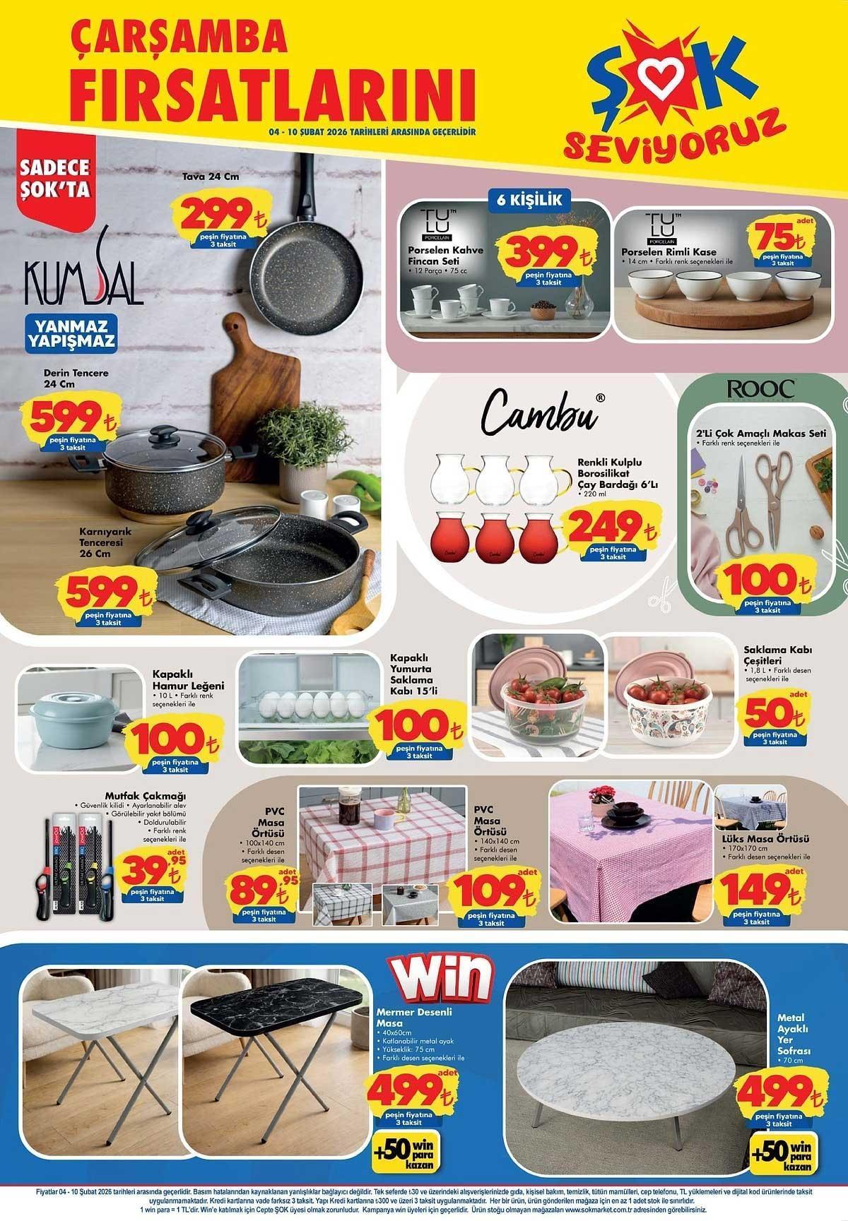 ŞOK 4-10 ŞUBAT AKTÜEL KATALOG