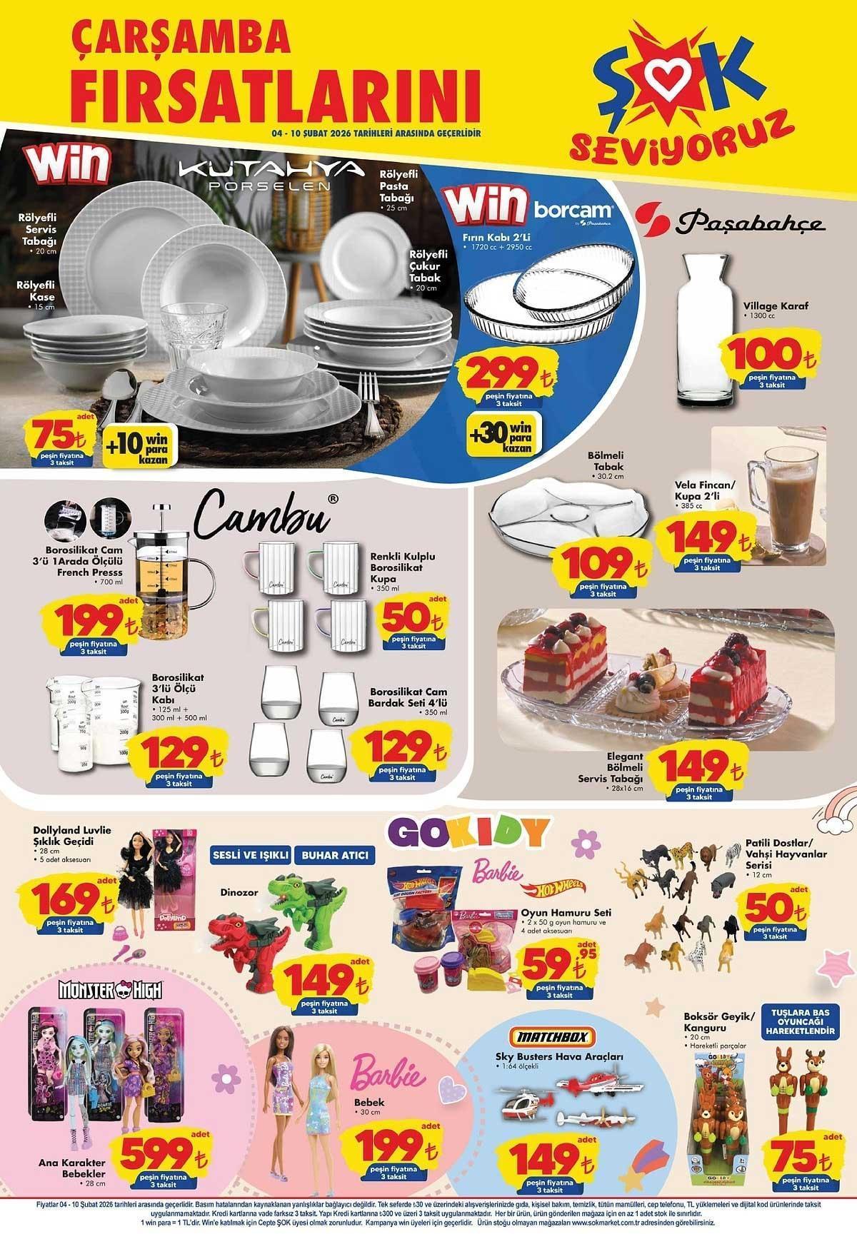 ŞOK 4-10 ŞUBAT AKTÜEL KATALOG