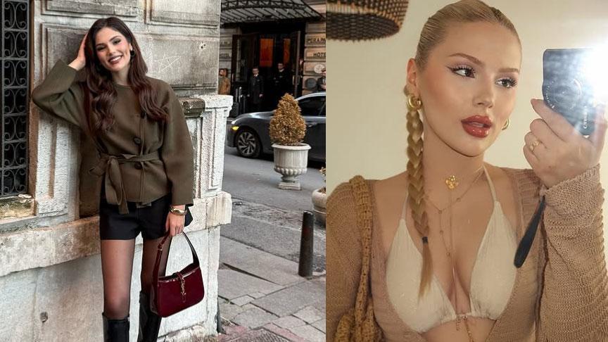 Hande Erçel’e benzemek için servet döktü Ünlü fenomen Aybüke Çangal’ın olay değişimi