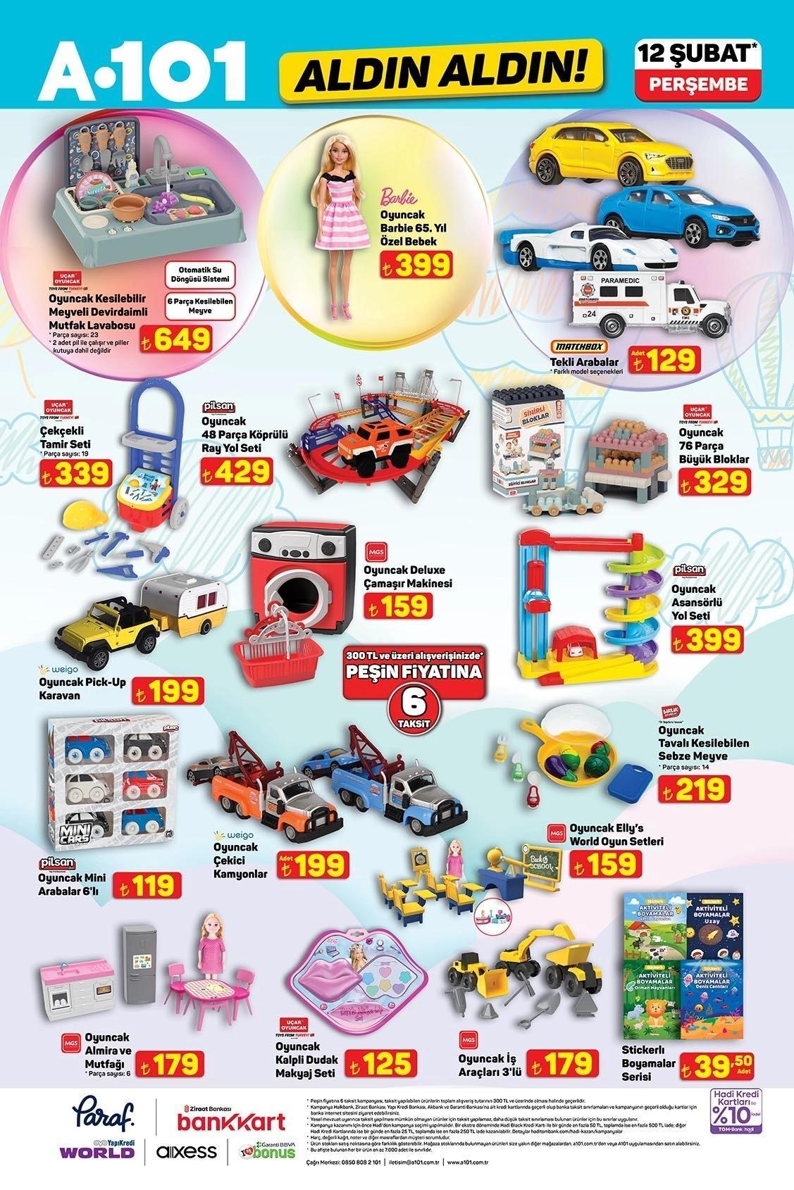 12 ŞUBAT PERŞEMBE A101 ALDIN ALDIN AKTÜEL KATALOĞU