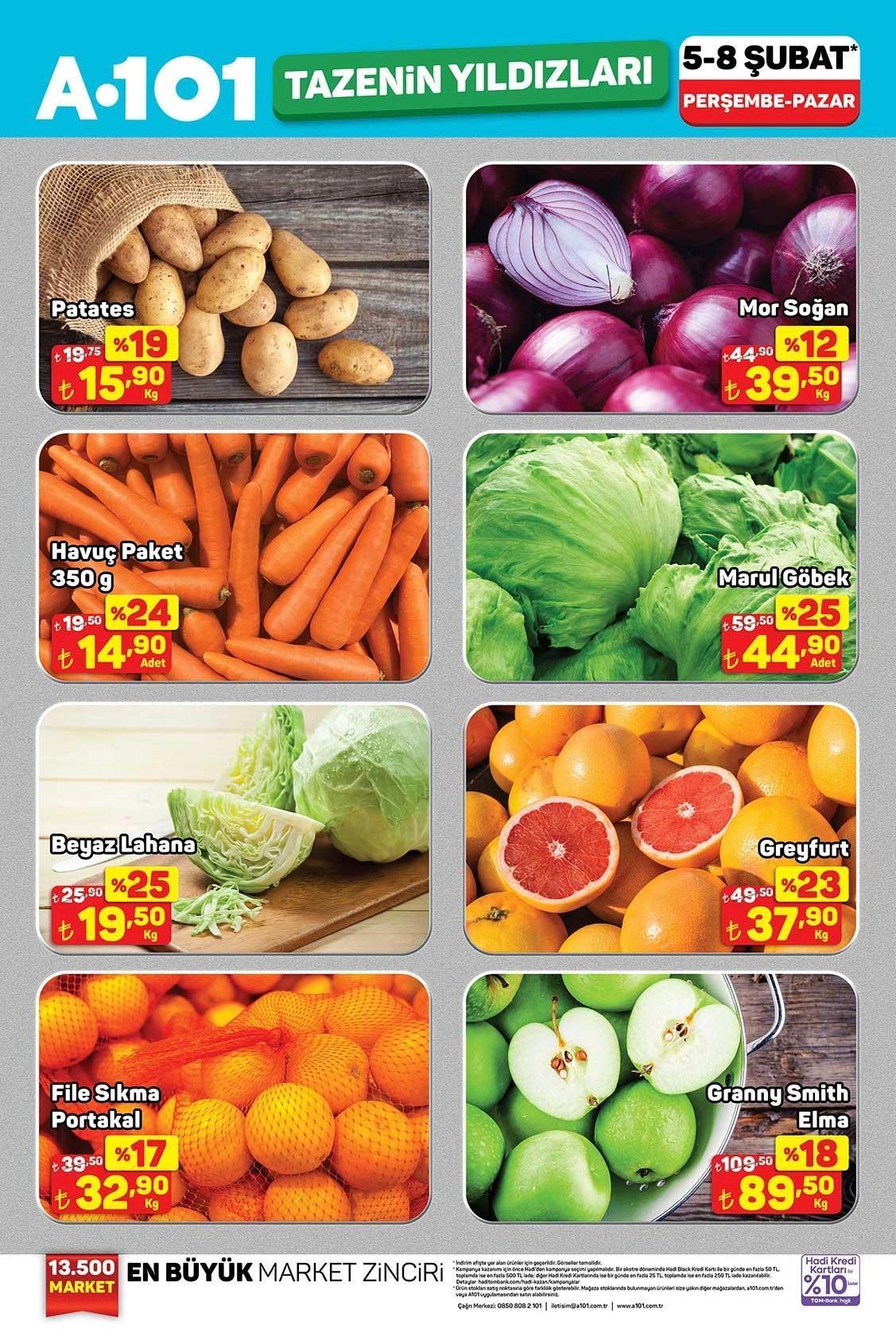 5-8 ŞUBAT A101 AKTÜEL İNDİRİMLERİ