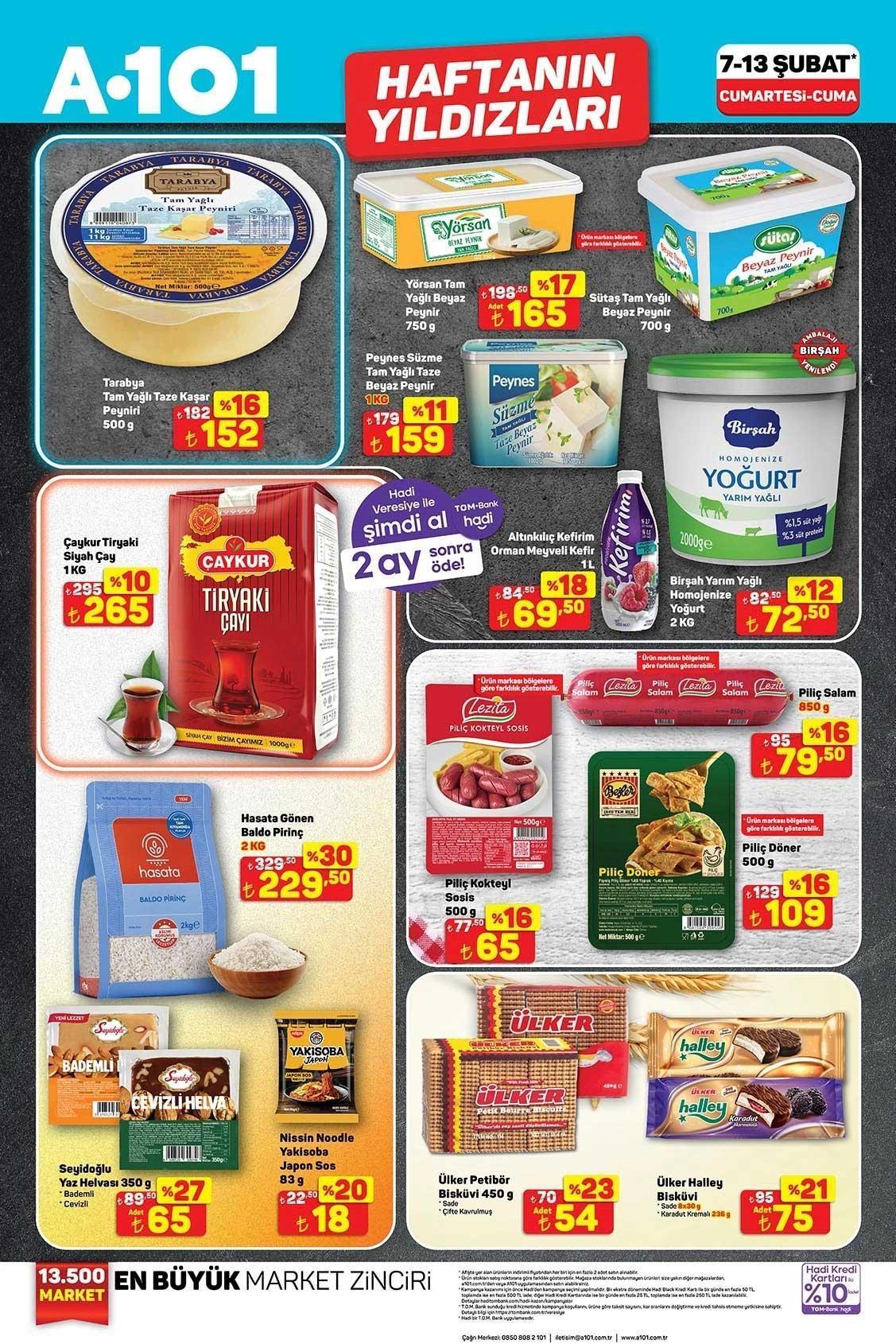 7-13 ŞUBAT HAFTANIN YILDIZLARI KATALOĞU