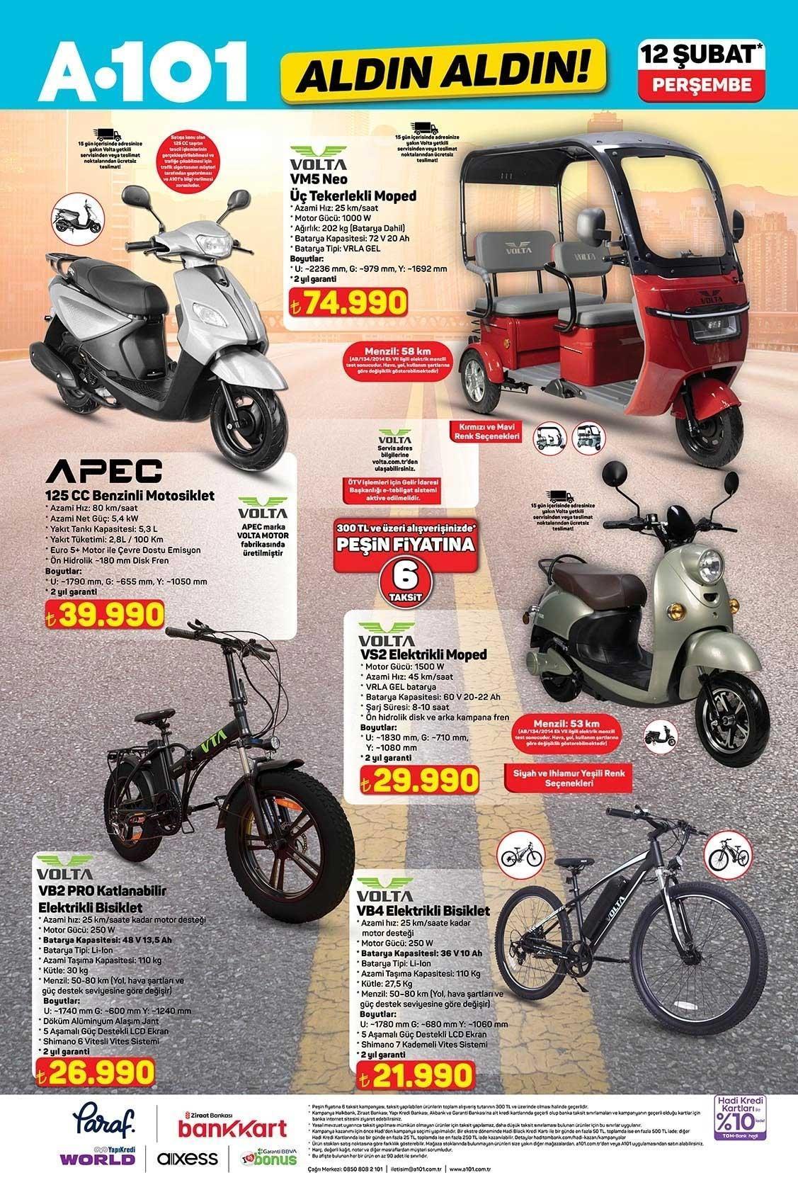 12 ŞUBAT PERŞEMBE A101 ALDIN ALDIN AKTÜEL KATALOĞU