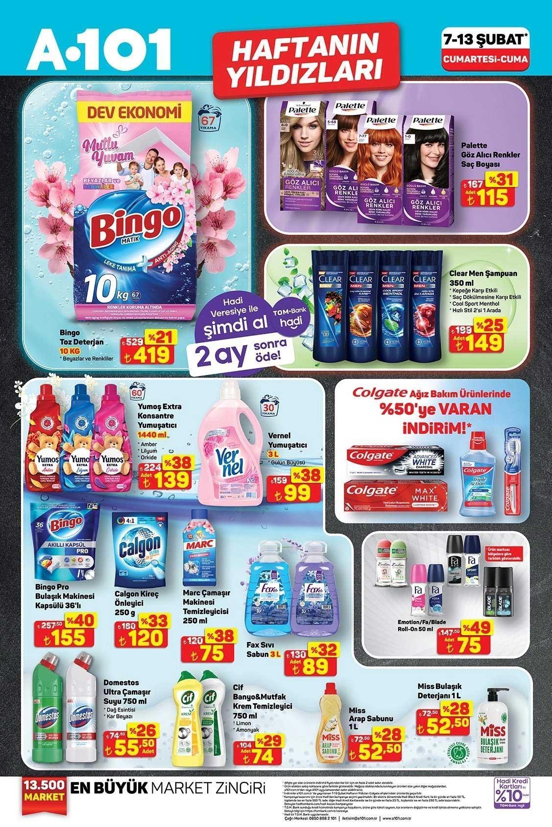 7-13 ŞUBAT HAFTANIN YILDIZLARI KATALOĞU