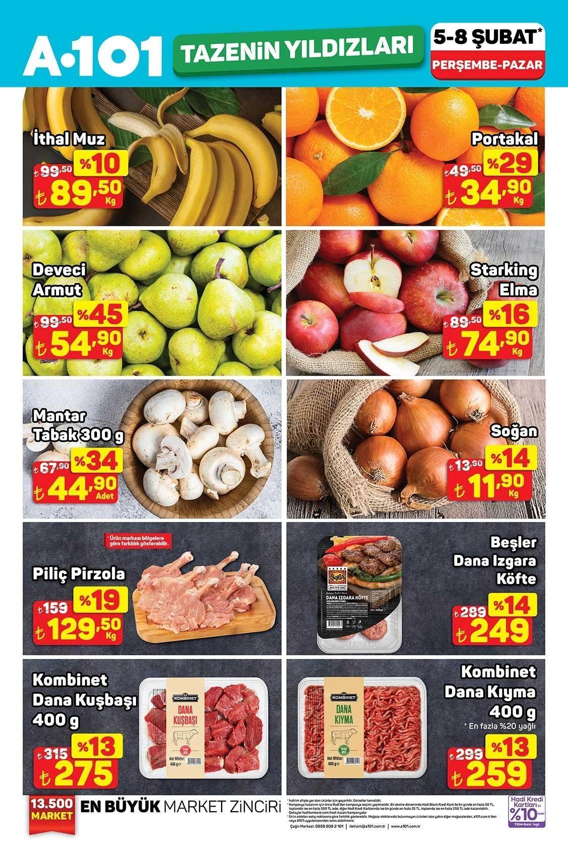 5-8 ŞUBAT A101 AKTÜEL İNDİRİMLERİ