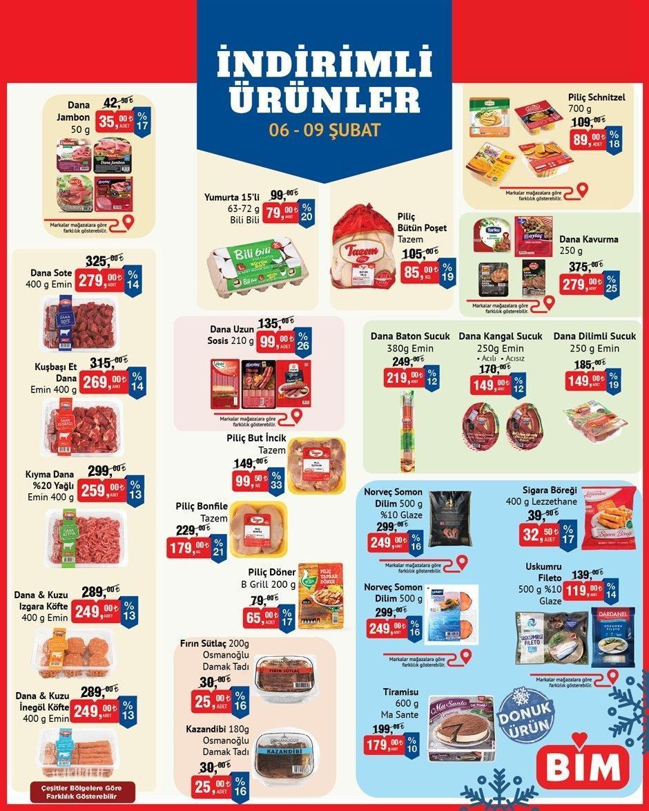 6-9 ŞUBAT BİM AKTÜEL İNDİRİMLERİ 6-9 ŞUBAT BİM AKTÜEL İNDİRİMLERİ