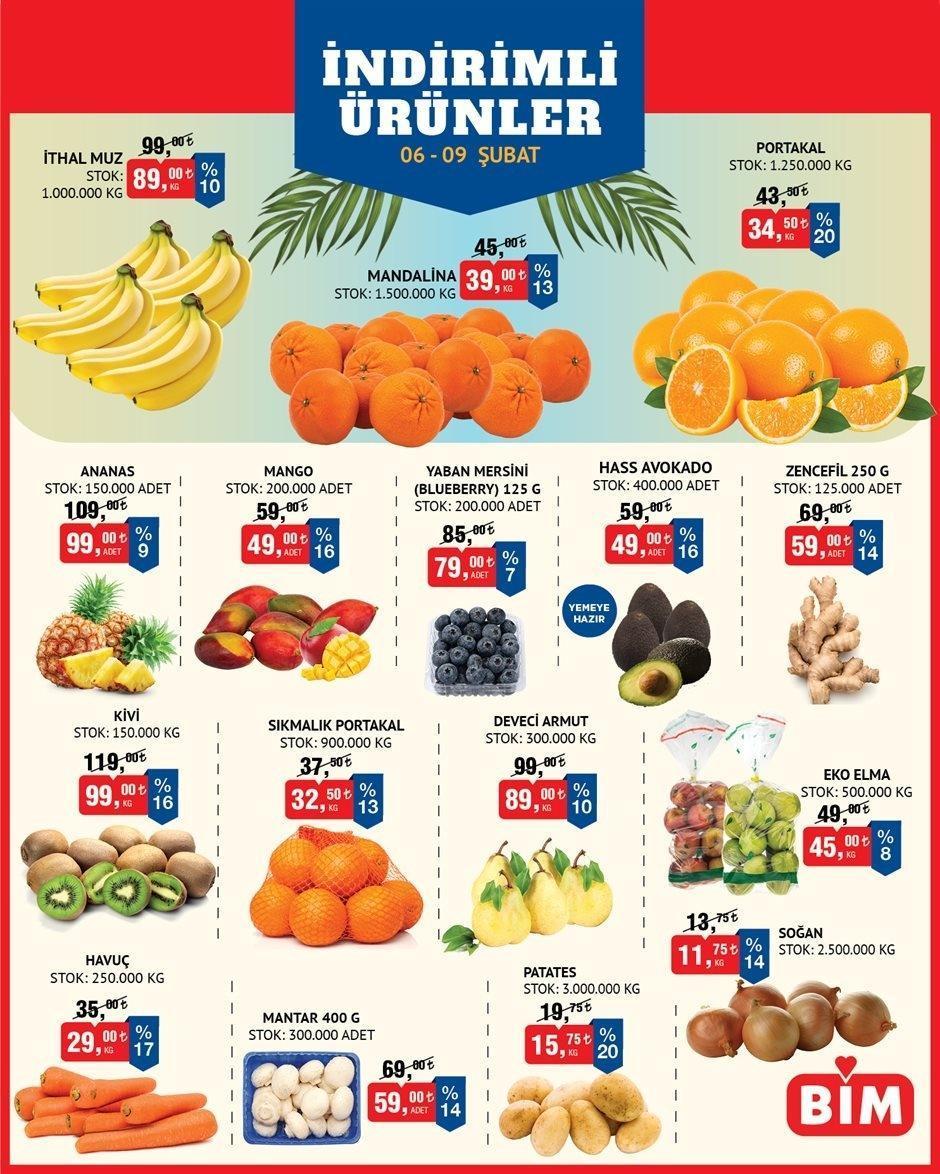 6-9 ŞUBAT BİM AKTÜEL İNDİRİMLERİ 6-9 ŞUBAT BİM AKTÜEL İNDİRİMLERİ
