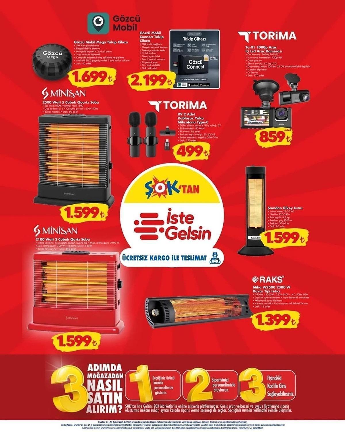 ŞOK 4-10 ŞUBAT AKTÜEL KATALOG