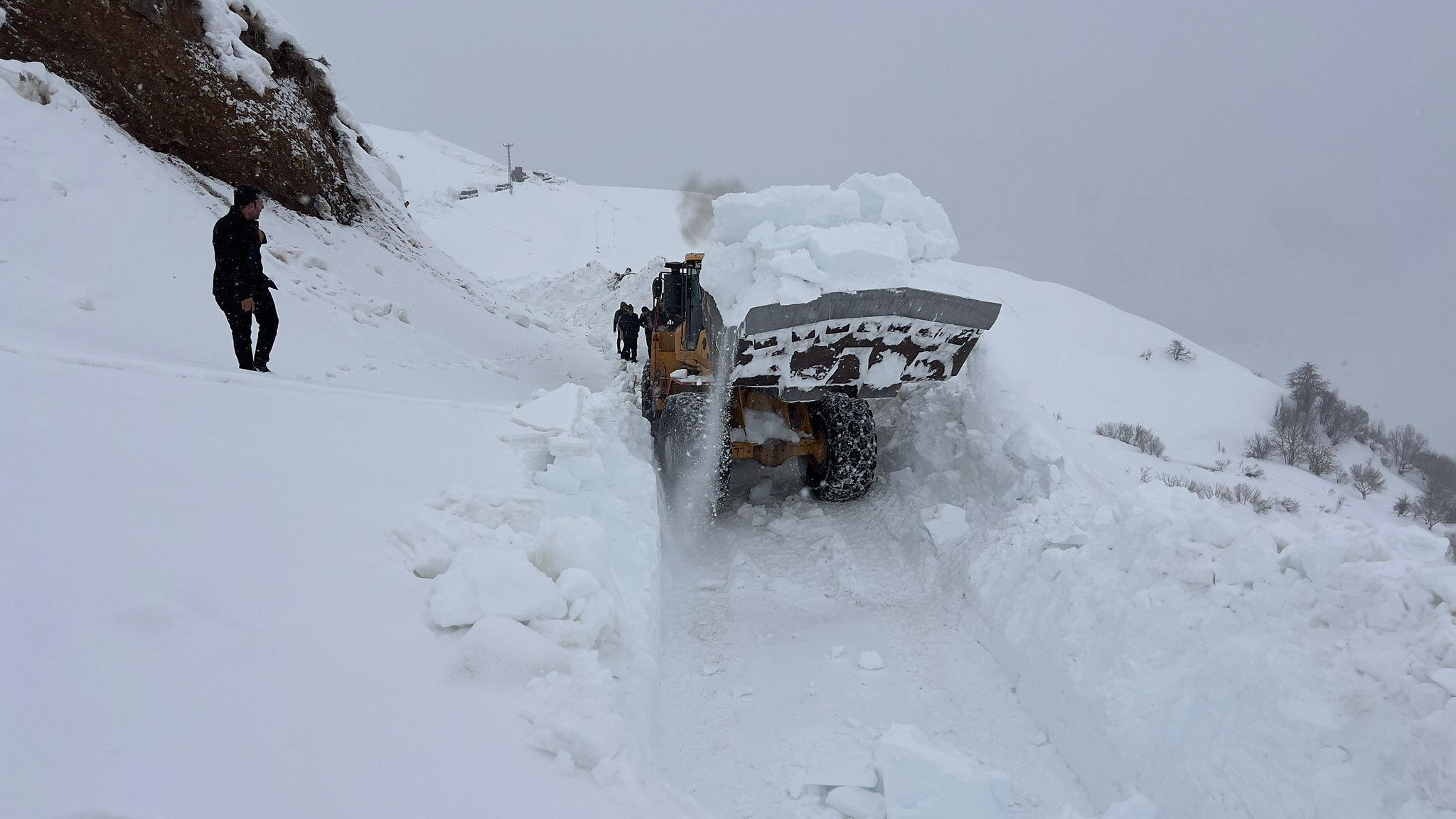 7 metreyi aşan kar duvarı 2 ay kapalı kaldı: Kar, çığ ve kurt korkusu…