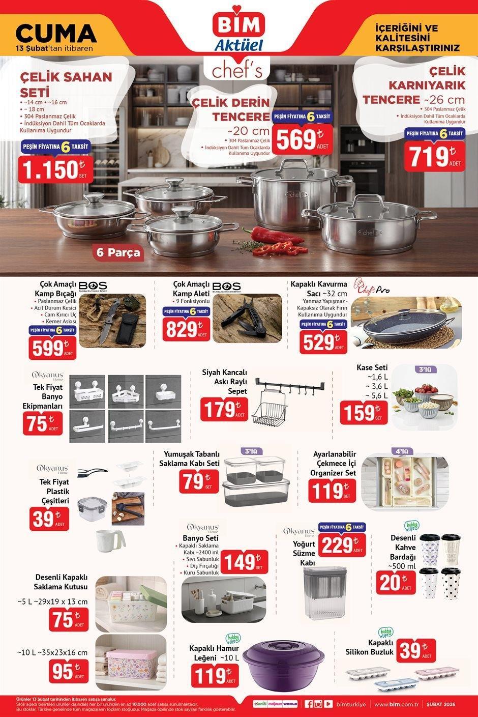 BİM AKTÜEL 10 ŞUBAT 2026 KATALOĞU İNDİRİMLERİ | BİM 13 Şubat Cuma aktüel kataloğunda hangi ürünler var Yüz Masaj Cihazı, Blender, Langırt, Sahan Seti... BİM AKTÜEL 10 ŞUBAT 2026 KATALOĞU İNDİRİMLERİ | BİM 13 Şubat Cuma aktüel kataloğunda hangi ürünler var Yüz Masaj Cihazı, Blender, Langırt, Sahan Seti...