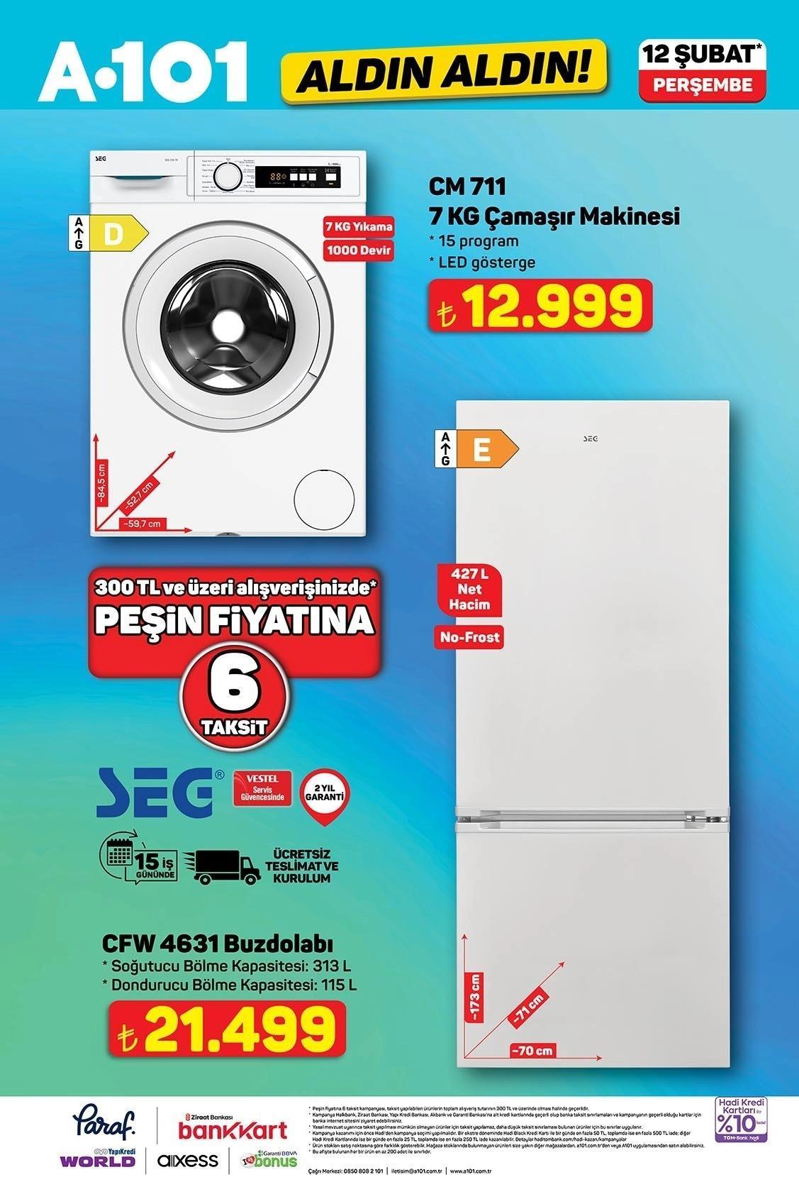12 ŞUBAT PERŞEMBE A101 ALDIN ALDIN AKTÜEL KATALOĞU