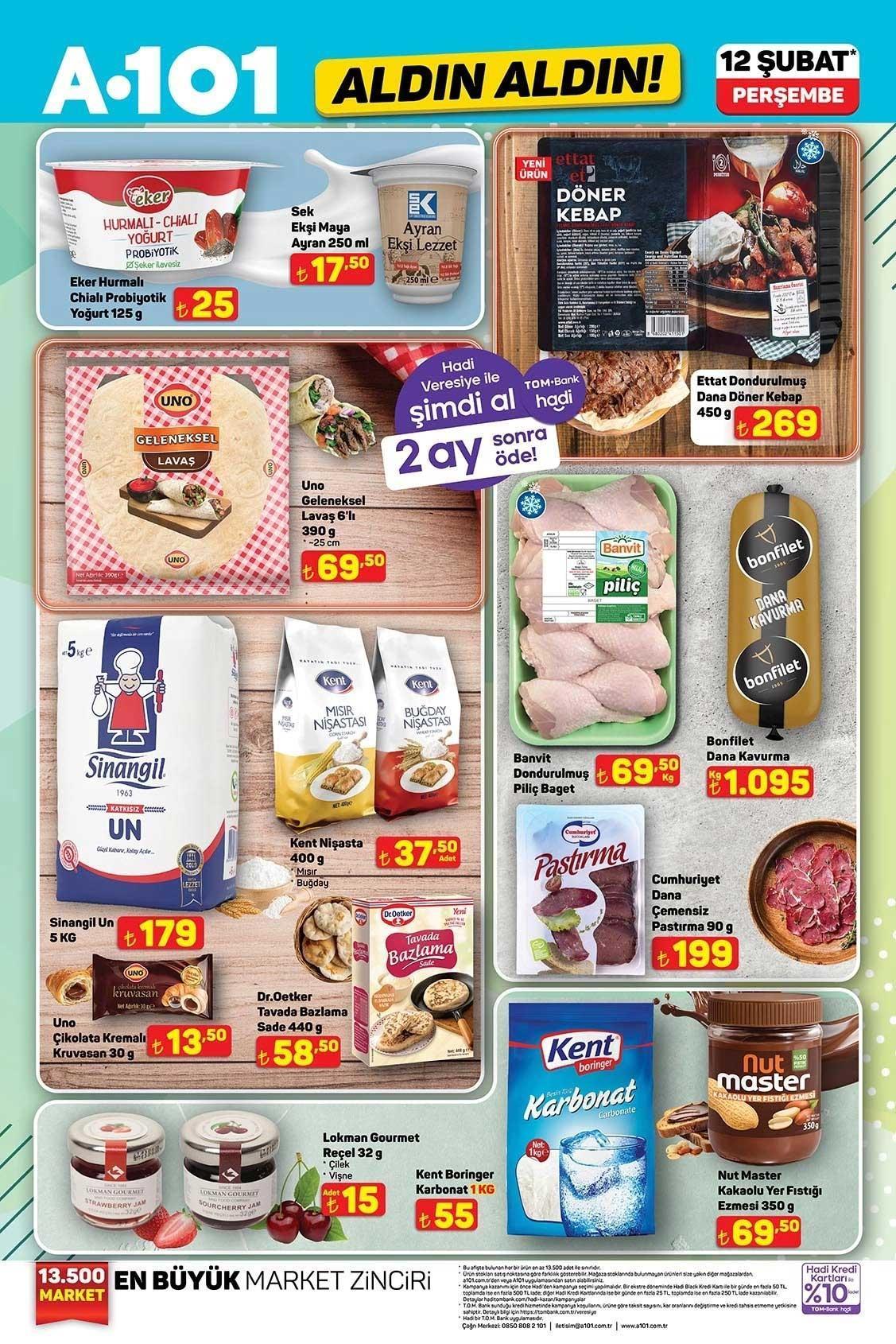 12 ŞUBAT PERŞEMBE A101 ALDIN ALDIN AKTÜEL KATALOĞU