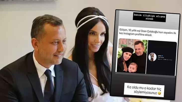 10 yıl sonra eşinin soyadını eklemişti Gülşenden esprili paylaşım