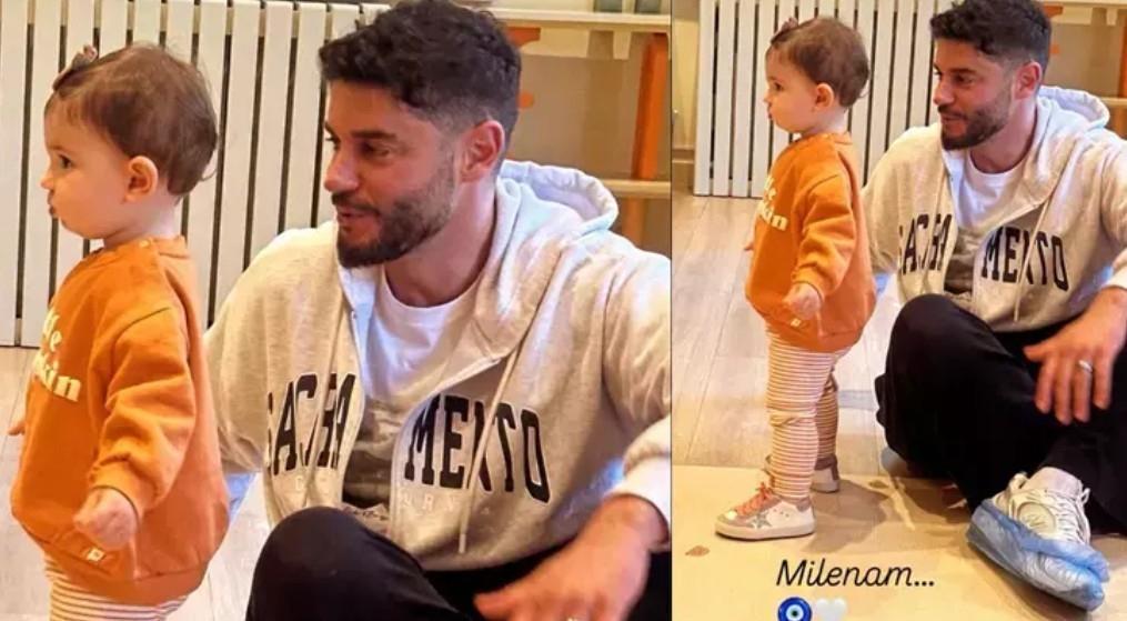 İç ısıtan kare Berk Oktay kızı Milenanın son halini gösterdi