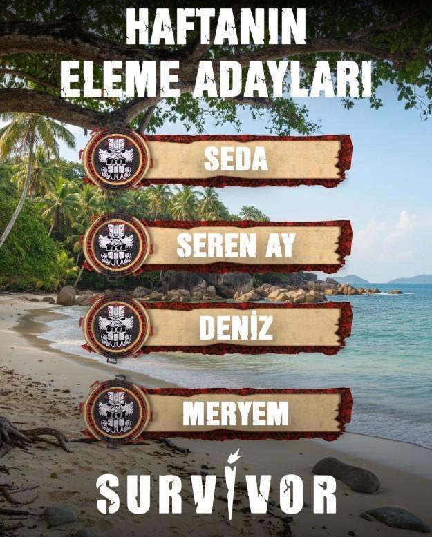Survivor dokunulmazlık ve iletişim oyununu kim kazandı Eleme adayı kim oldu 12 Şubat 2026 Nagihan diskalifiye mi oldu