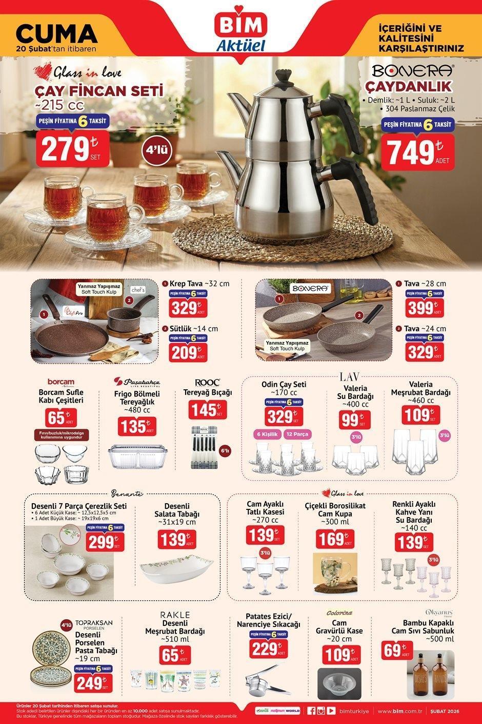20 ŞUBAT CUMA BİM AKTÜEL KATALOĞU 20 ŞUBAT CUMA BİM AKTÜEL KATALOĞU