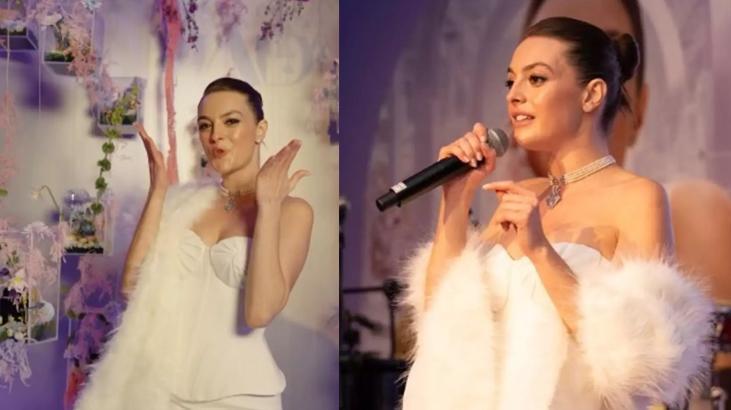 Melis Sezenden göz kamaştıran stil Yüzü olduğu markanın etkinliğine damga vurdu