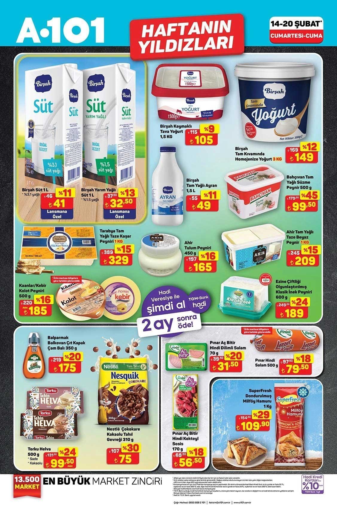 14-20 ŞUBAT A101 HAFTANIN YILDIZLARI AKTÜEL KATALOĞU