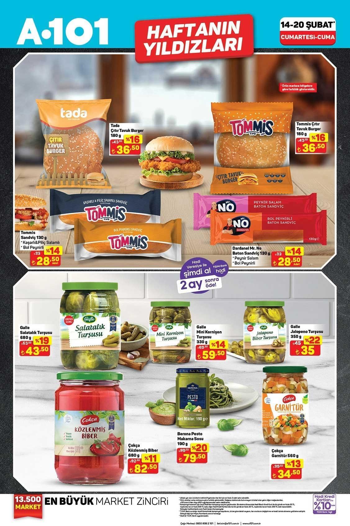 14-20 ŞUBAT A101 HAFTANIN YILDIZLARI AKTÜEL KATALOĞU