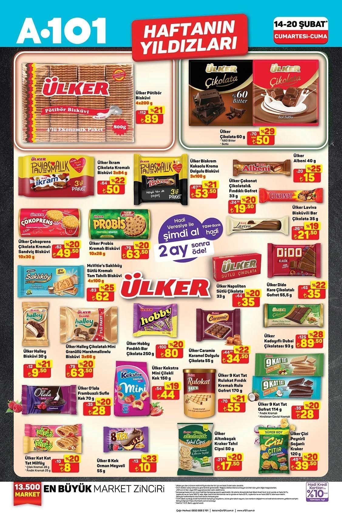 14-20 ŞUBAT A101 HAFTANIN YILDIZLARI AKTÜEL KATALOĞU