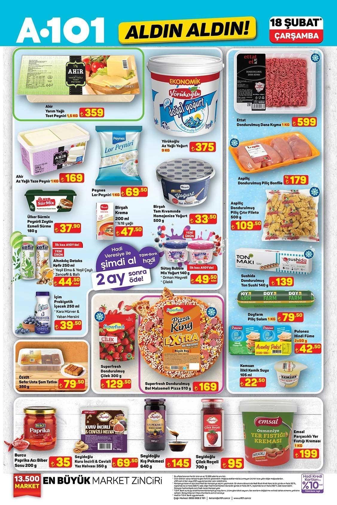 18 ŞUBAT A101 AKTÜEL KATALOĞU