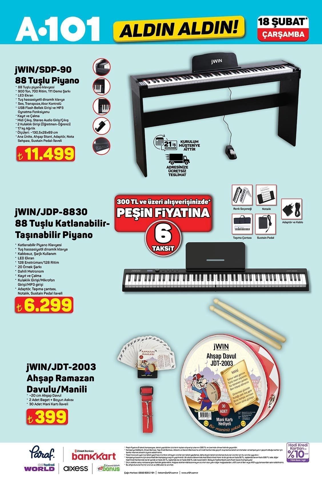A101 ALDIN ALDIN 18 ŞUBAT AKTÜEL KATALOĞU