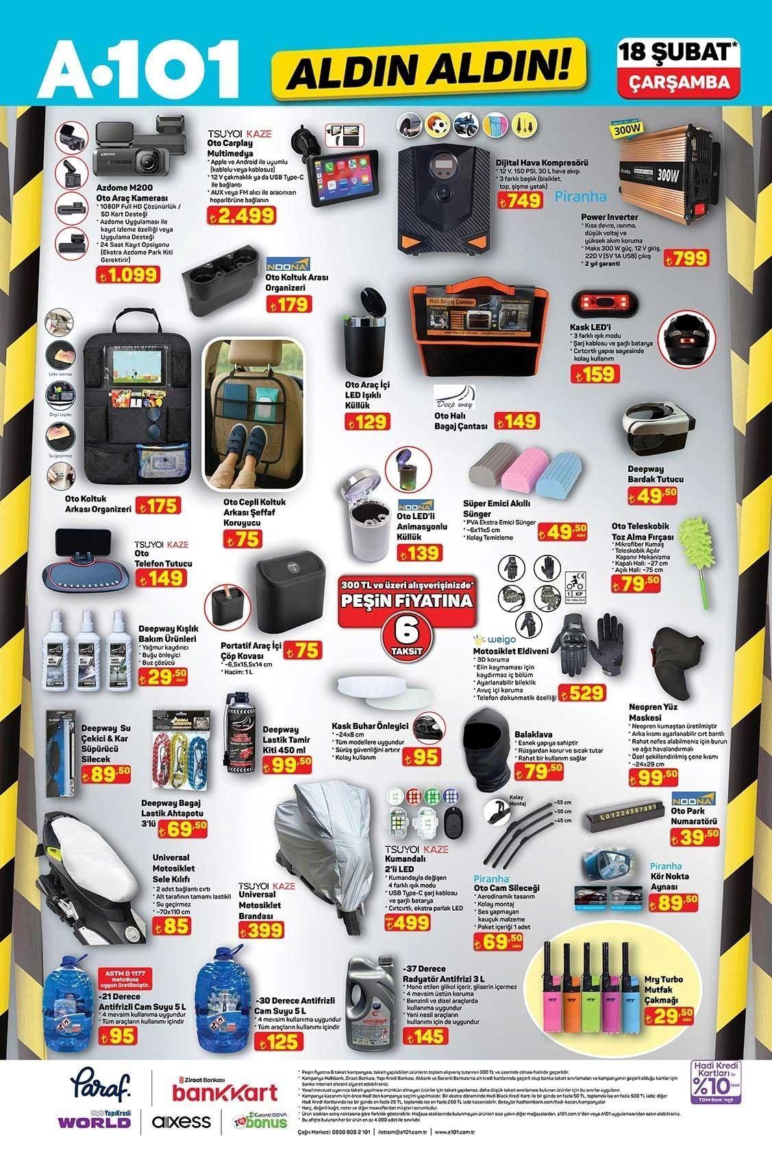 A101 ALDIN ALDIN 18 ŞUBAT AKTÜEL KATALOĞU