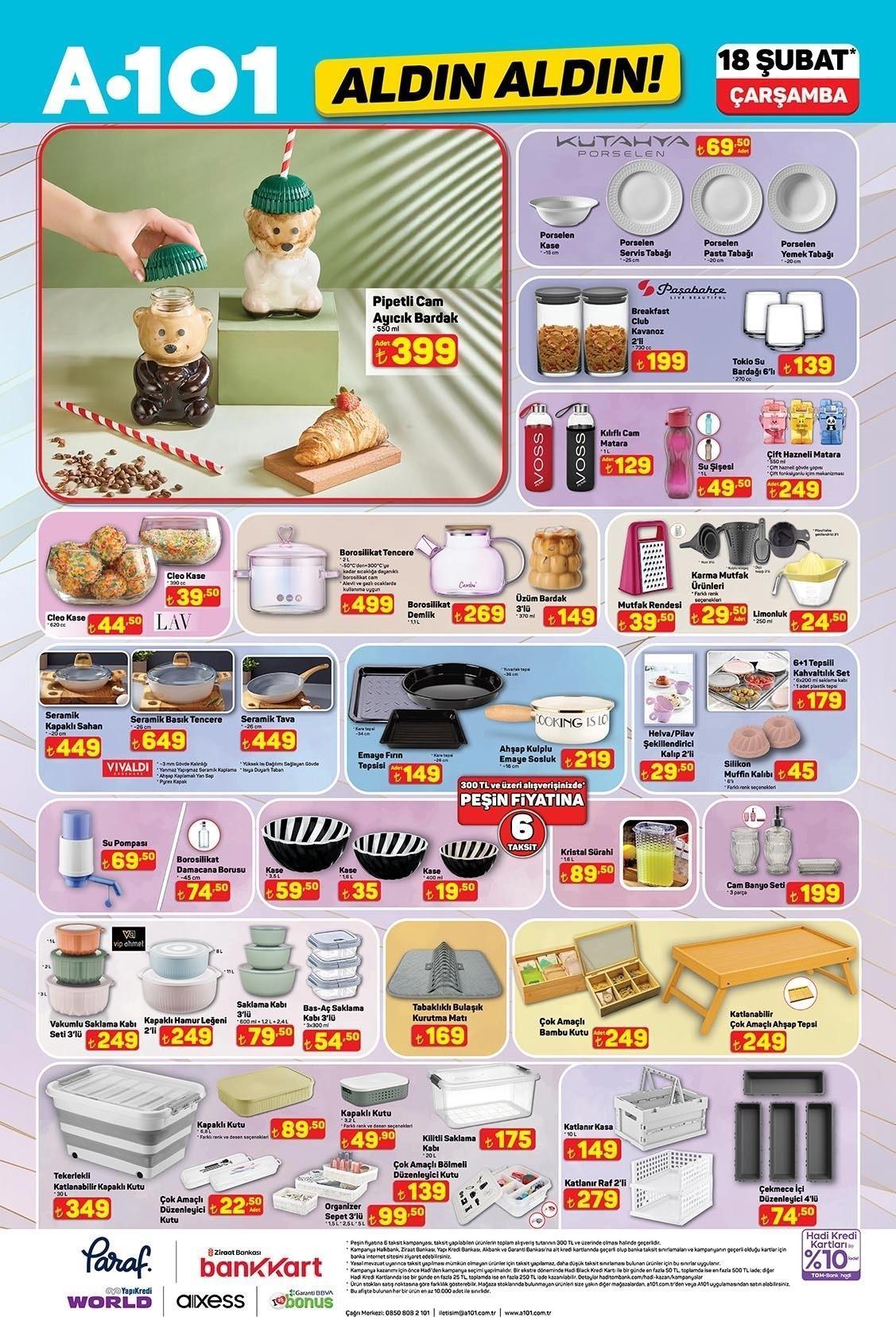 A101 ALDIN ALDIN 18 ŞUBAT AKTÜEL KATALOĞU