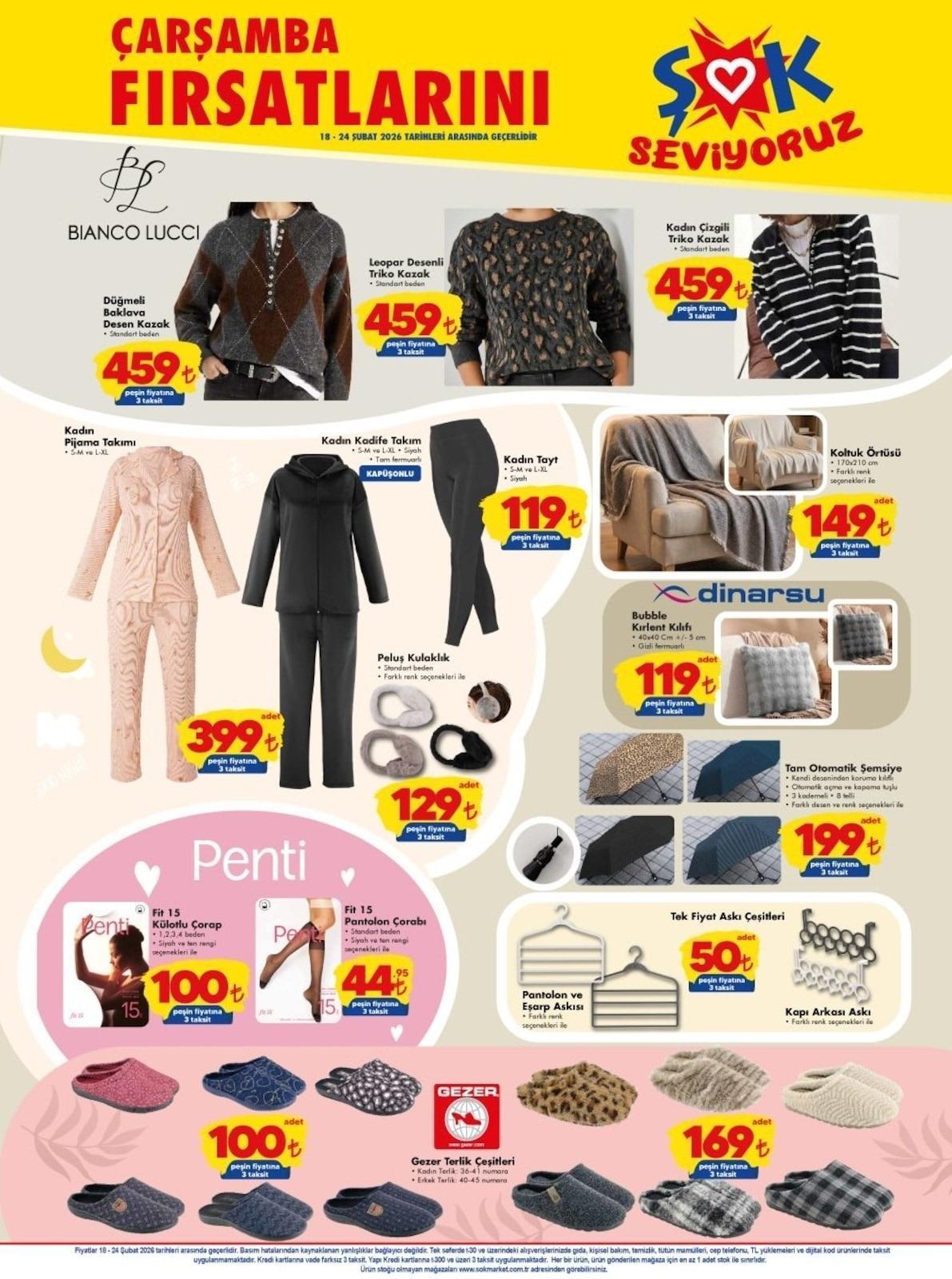 18-24 ŞUBAT ŞOK AKTÜEL KATALOĞU