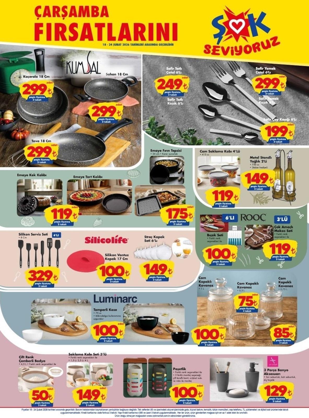 18-24 ŞUBAT ŞOK AKTÜEL KATALOĞU